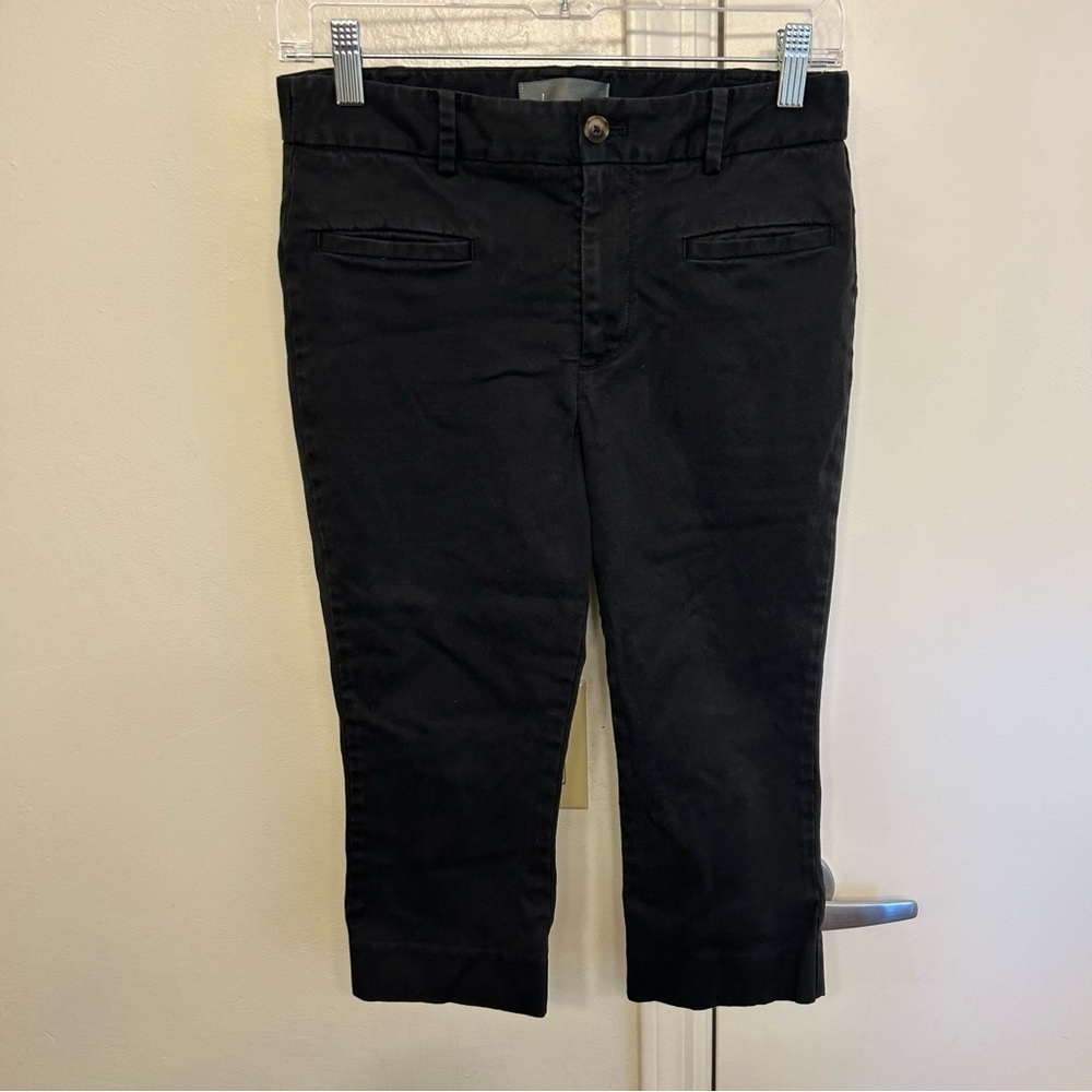 Anthropologie Black Slim Cropped Pants Women’s Size 2P